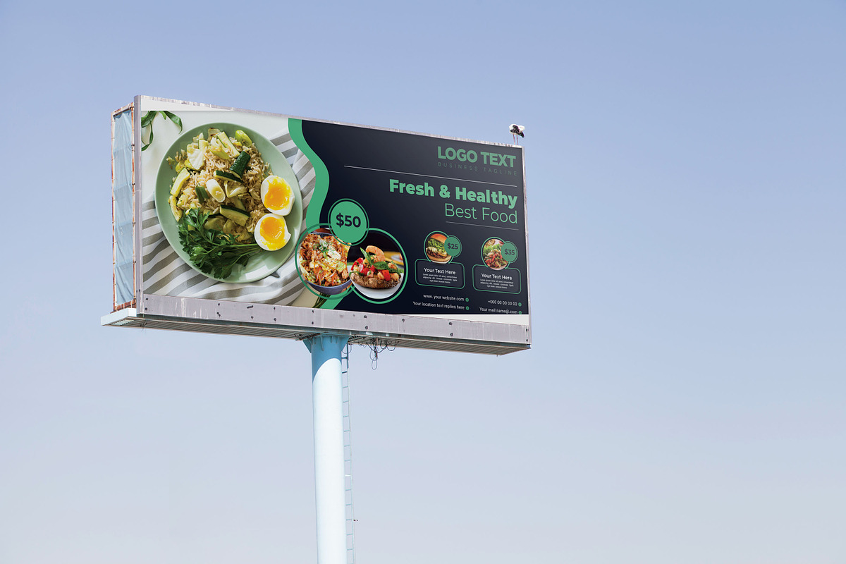 Restaurant Billboard Fast Food, a Flyer Template by MRI STUDIO (Photo 2 of 4)