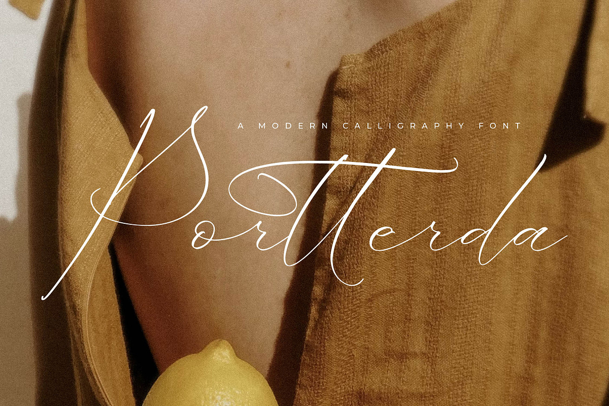 Portterda Modern Calligraphy Font, a Script Font by Storytype Studio (Photo 1 of 15)