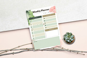 Canva Daily Weekly Monthly Planner, a Stationery Template by Ultimate Template Shop (Thumbnail 3 of 6)