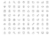 210 Shopping Line Icons, an Outline Icon by Vectors Market (Thumbnail 3 of 3)