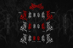 Blasphemy Black Metal Font