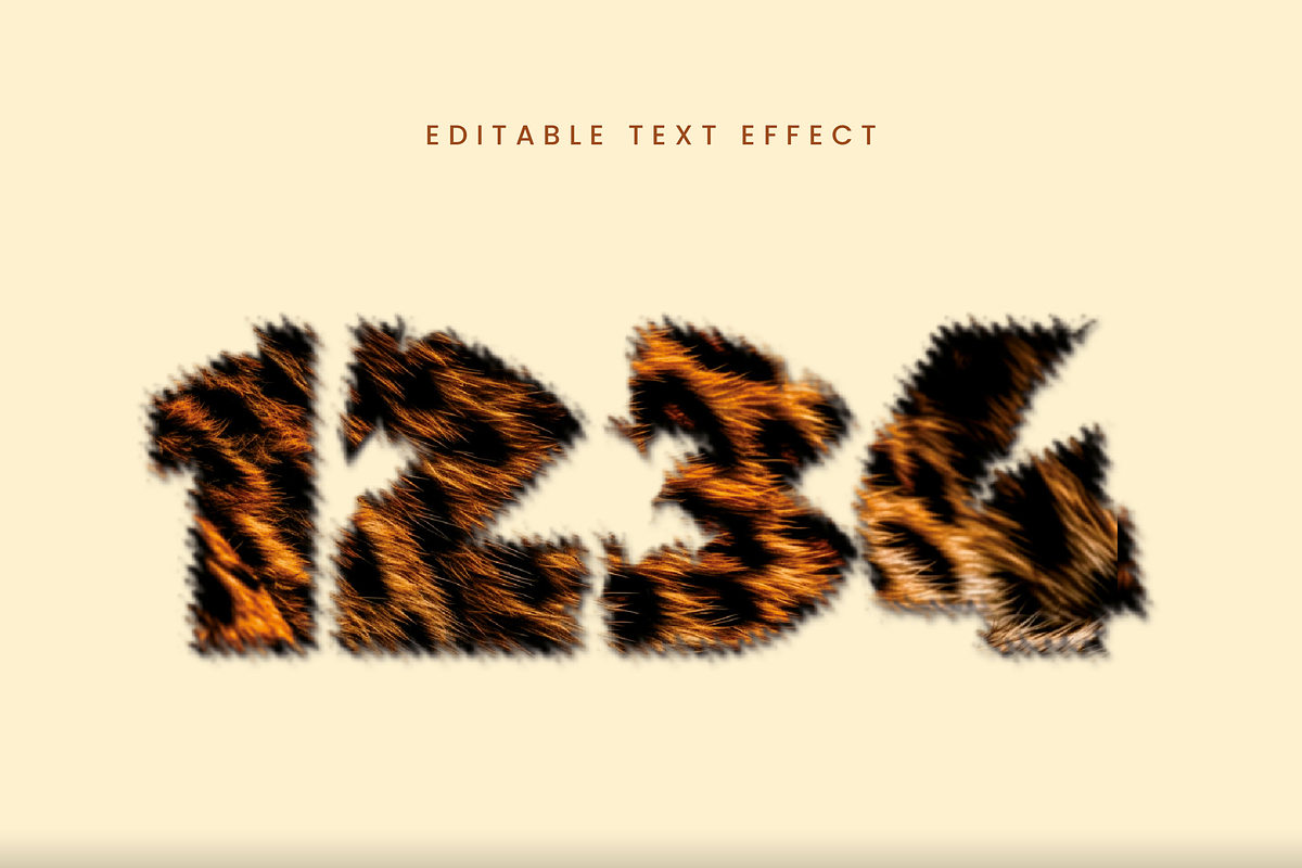 Fur Animal Print Text Effect preview 2