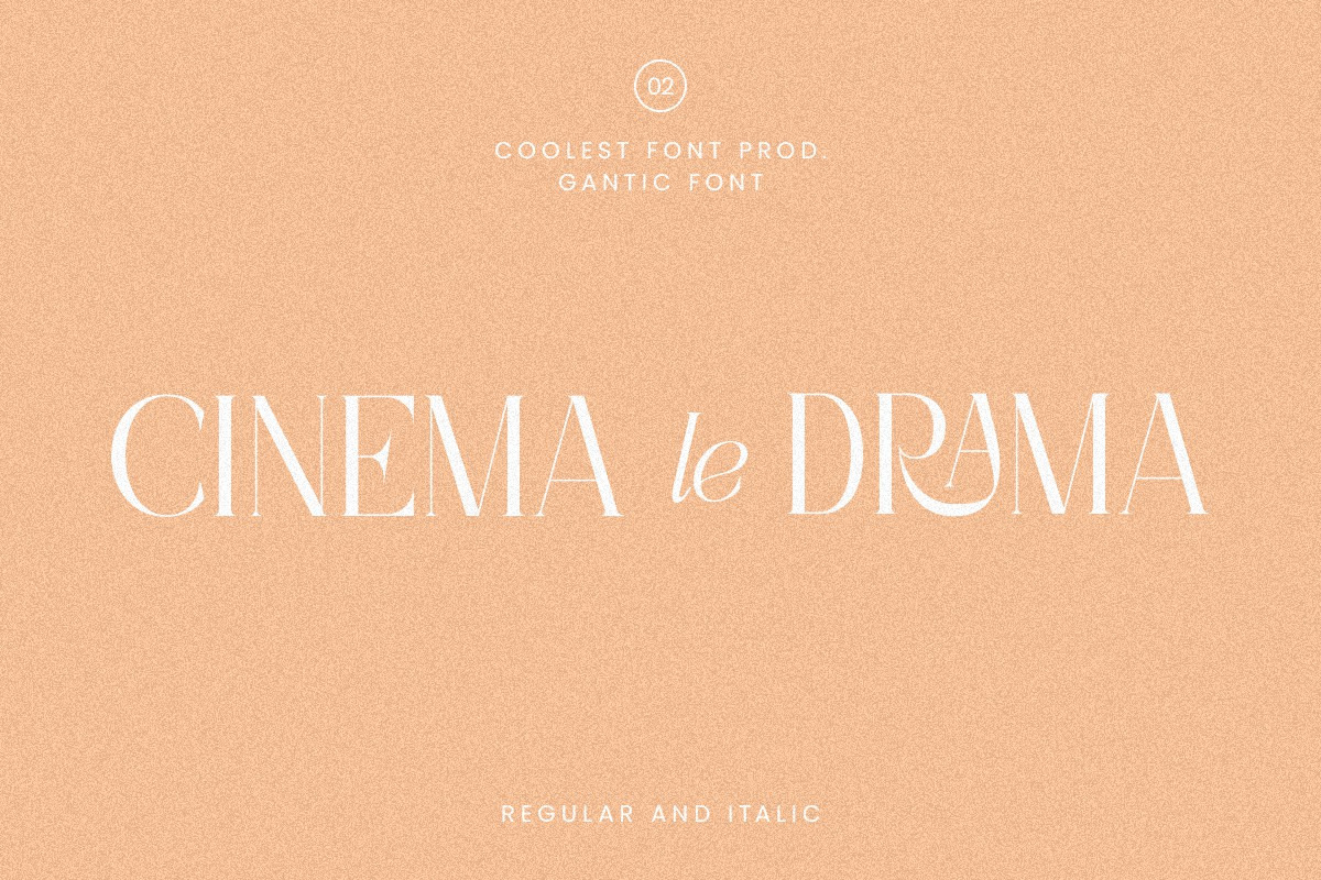 Gantic Font – Modern Serif Font, a Serif Font by Koplexs Studio (Photo 5 of 10)
