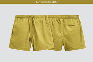 Trainer / shorts mockup, a Bottom Mockup by Barmecide Mockup Studio