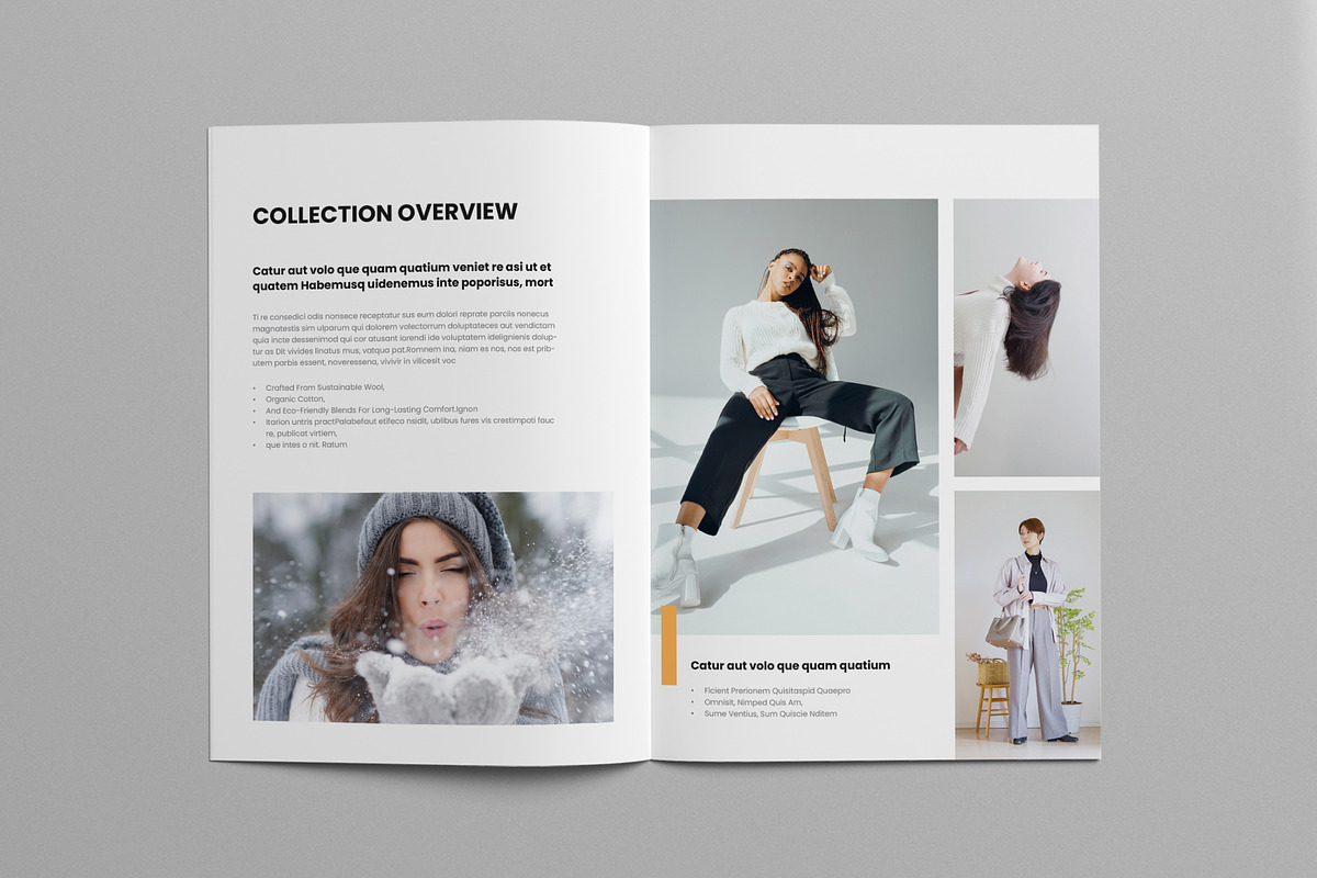 Fashion Lookbook | Canva & InDesign, a Brochure Template by Pixelpick (Photo 3 of 9)
