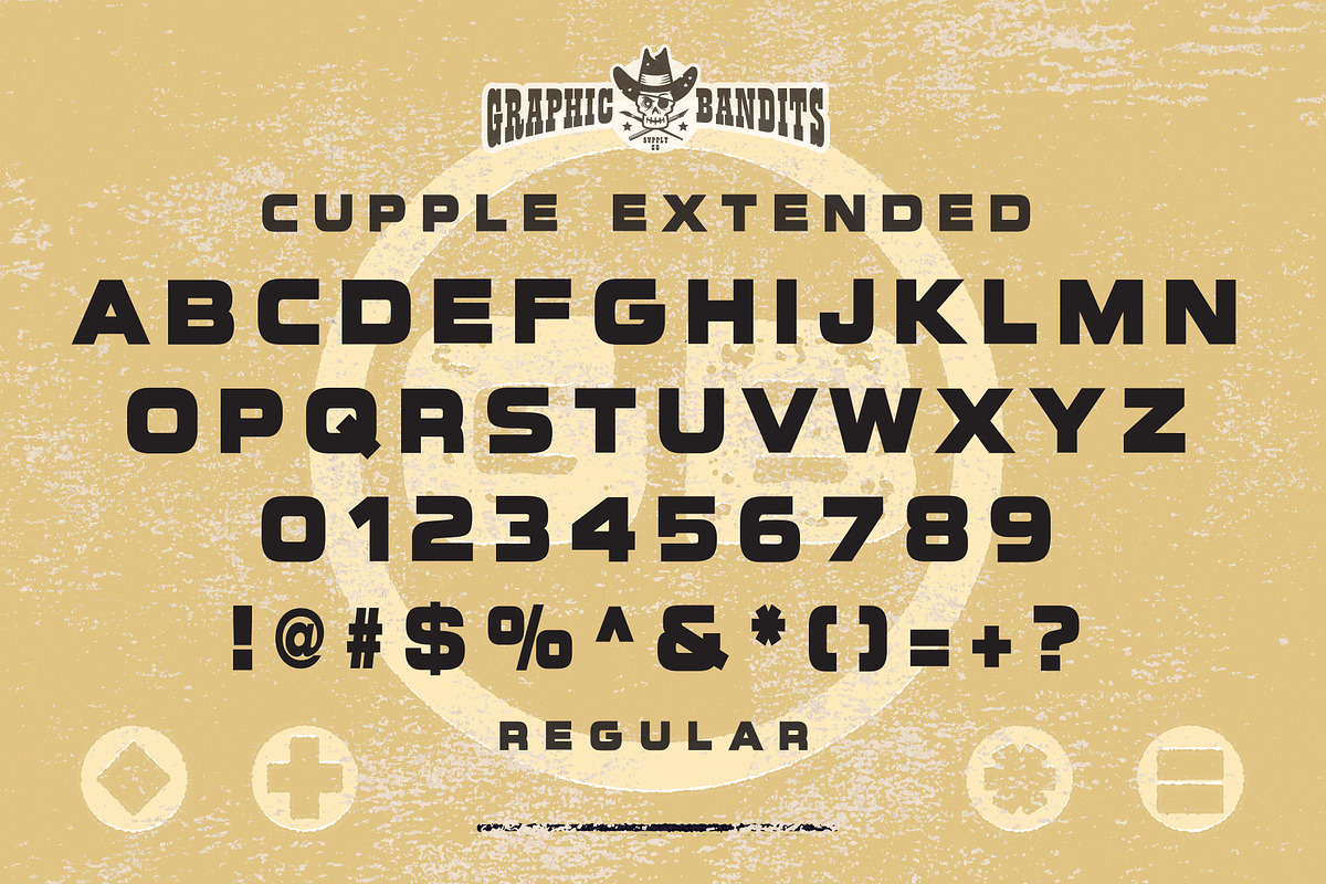Cupple Extended 5 Font Family preview 2