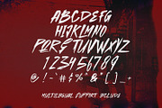 Sentan Cabine Horror Typeface Brush, a Handwritten Font by Maulana Creative (Thumbnail 5 of 6)