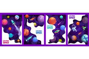 Cartoon Space Posters