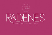 Radenes, a Serif Font by studiobasic (Thumbnail 1 of 10)