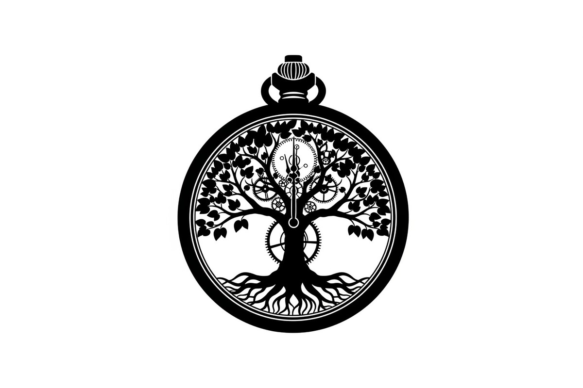 Steampunk Tree of Life Symbol Bundle, an Illustration by yasushie (Photo 21 of 31)