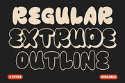 GF Magic - Retro Groovy Font, a Sans Serif Font by GroovyFontCo (Thumbnail 2 of 9)