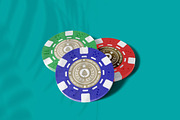 Set Casino Tokens Mockup, a Product Mockup by OneVectorStock (Thumbnail 6 of 13)
