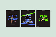 Gym // Health Social Media Kit, a Social Media Template by SecondBrain Store (Thumbnail 2 of 9)