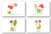 6 Cocktail Vector Illustration, a Food Illustration by denayunebgt (Thumbnail 2 of 3)