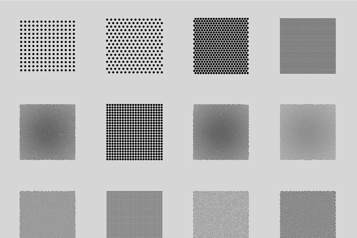 Square Tones Vol. 8 | Halftones, a Texture Graphic by invisiblelayer (Photo 2 of 5)