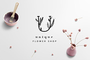 UNIQUE FLORAL LETTER AND LOGO KIT, a Branding & Logo Template by IsikChic (Thumbnail 8 of 9)