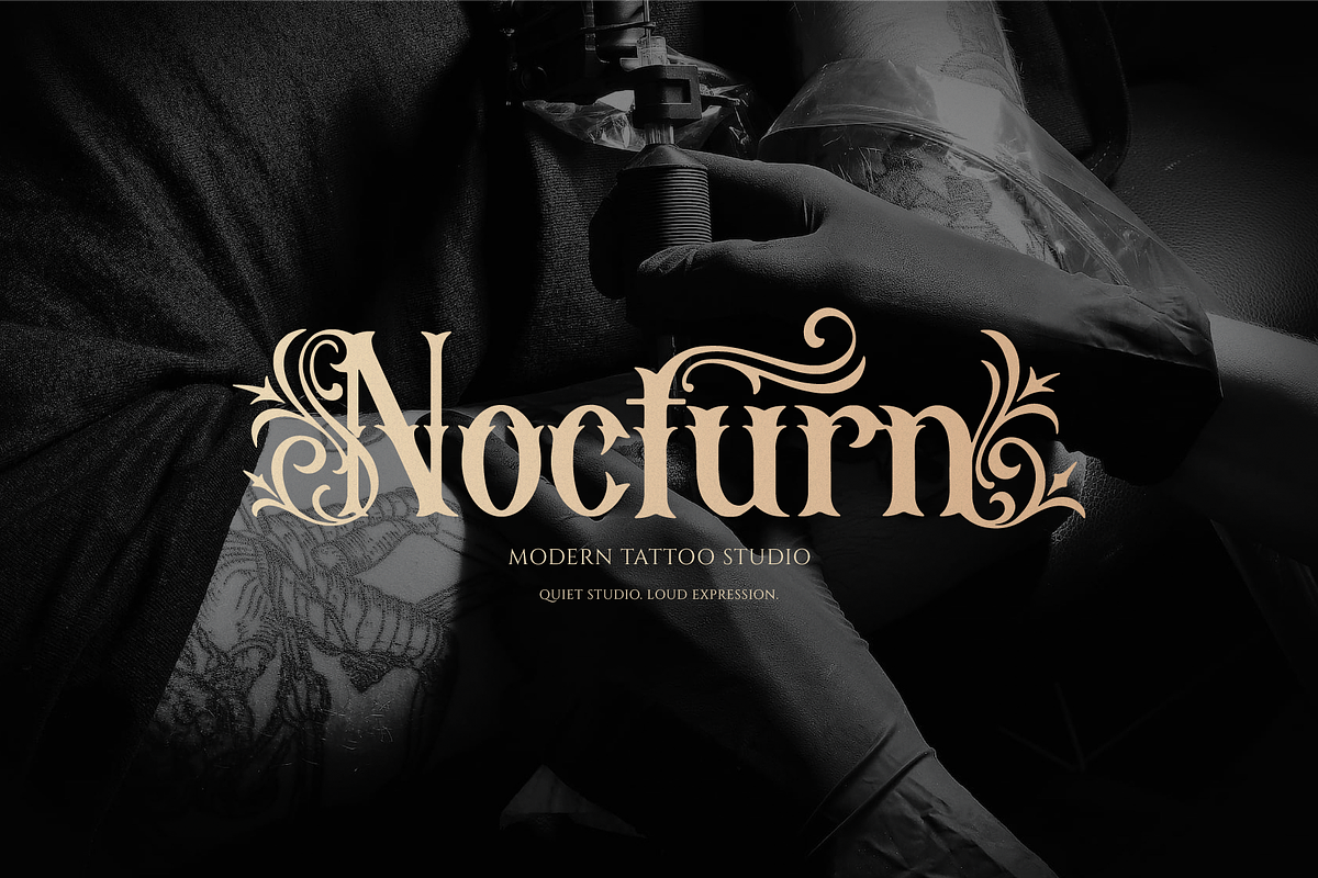 Mozathia | Decorative Display Font, a Blackletter Font by Denustudios (Photo 4 of 12)