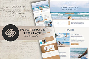 SQUARESPACE LIFE COACH Website