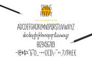 Spring Holiday | 3 Handwitten Font, a Sans Serif Font by Kang1993 (Thumbnail 5 of 7)