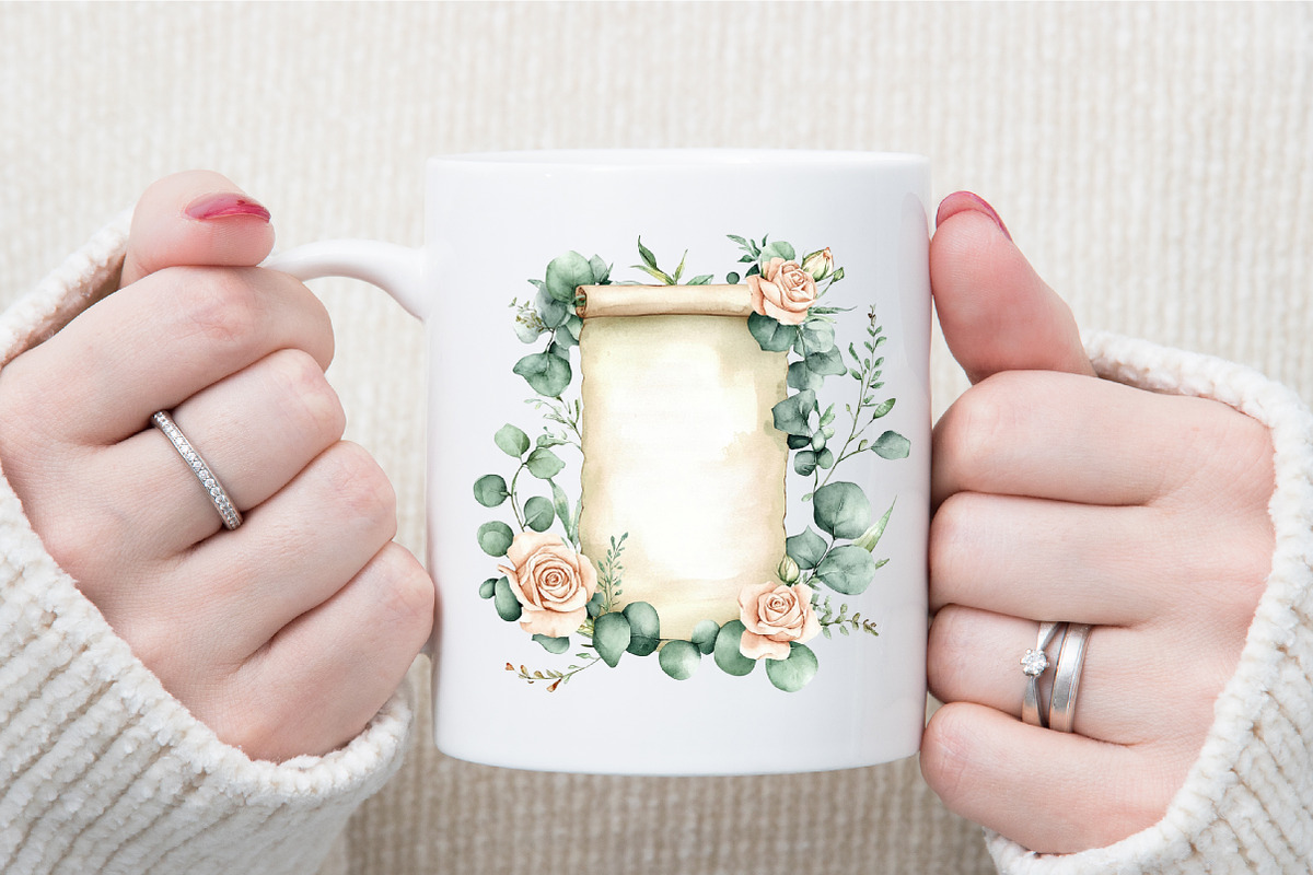 Watercolor Christian Wedding Clipart, an Illustration by Sublimation Artist (Photo 5 of 6)