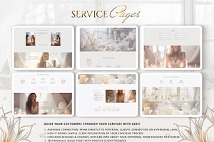 Squarespace Website Template Design