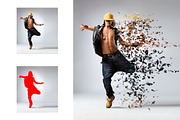 15 Wall Art Photoshop Actions Bundle, an Action Add-On by Design Forest (Thumbnail 45 of 57)