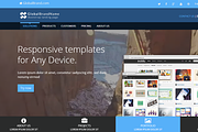 Corporate Bootstrap 3 dark edition, a Templates & Theme by Bootstraptor (Thumbnail 2 of 5)