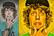 Painting Effect Photoshop Action preview 2