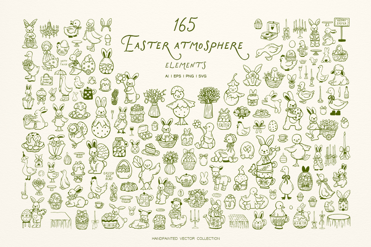 Whimsical Set Cozy Spring, a Seasonal Illustration by ViktoriyaD (Photo 5 of 22)