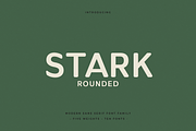 Stark Rounded - A Modern Sans Serif, a Sans Serif Font by Cassandra Cappello (Thumbnail 1 of 9)