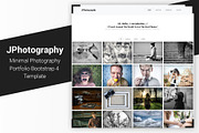 JPhotography - Minimal Photography, a Bootstrap Template by Dasagani (Thumbnail 1 of 5)