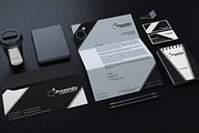 Black And White Corporate Identity, a Stationery Template by Marvel (Thumbnail 2 of 5)