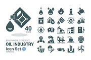 Oil Industry Solid, an Outline Icon by BomSymbols (Thumbnail 1 of 4)