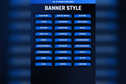 Banner Style Twitch & Kick Panels, an Object Graphic by Gear Store (Thumbnail 2 of 5)