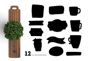 Coffee lettering &clipart collection, a Decorative Illustration by Lana Sham (Thumbnail 10 of 15)