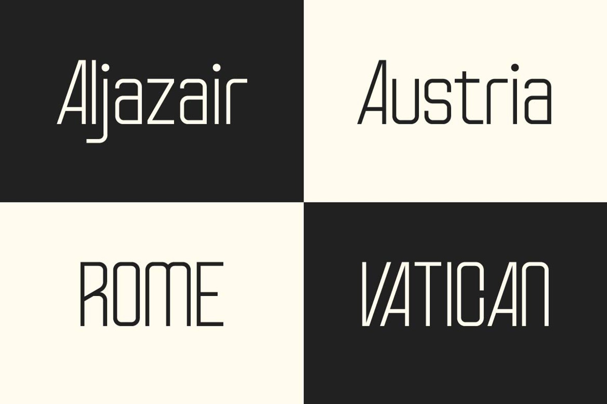 Vesue – Minimalist Simple Sans Serif, a Sans Serif Font by Artiveko (Photo 7 of 8)