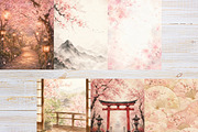 36 Japan Junk Journal Pages, a Background Graphic by LA Design (Thumbnail 4 of 10)