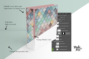 Isolated Binder Mockup