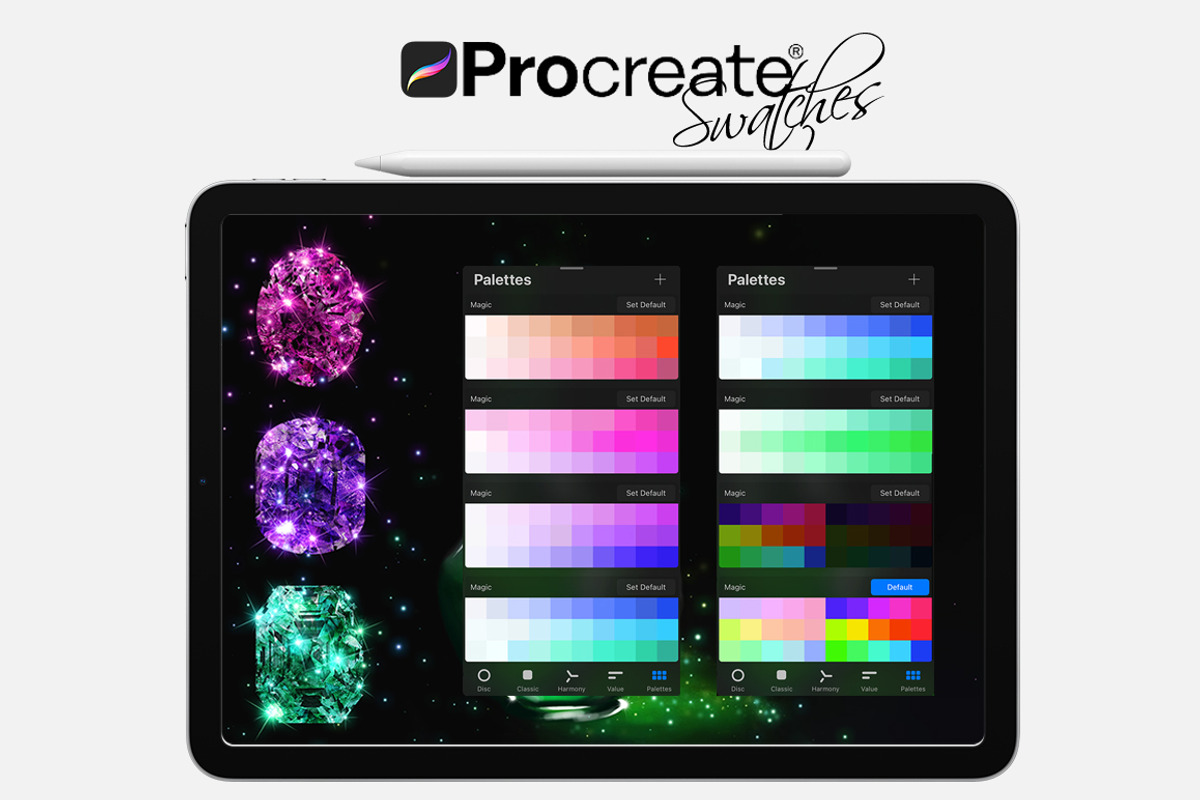Magic Swatches for Procreate, a Palette Add-On by FaeryDesign (Photo 3 of 3)