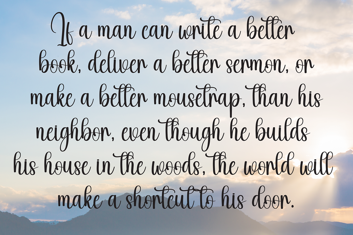Calligraphy | Script Font, a Handwritten Font by Scratchones (Photo 6 of 9)
