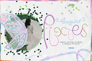 Sequins Pixie Collage Kit, an Object Graphic by Purple (Thumbnail 14 of 14)