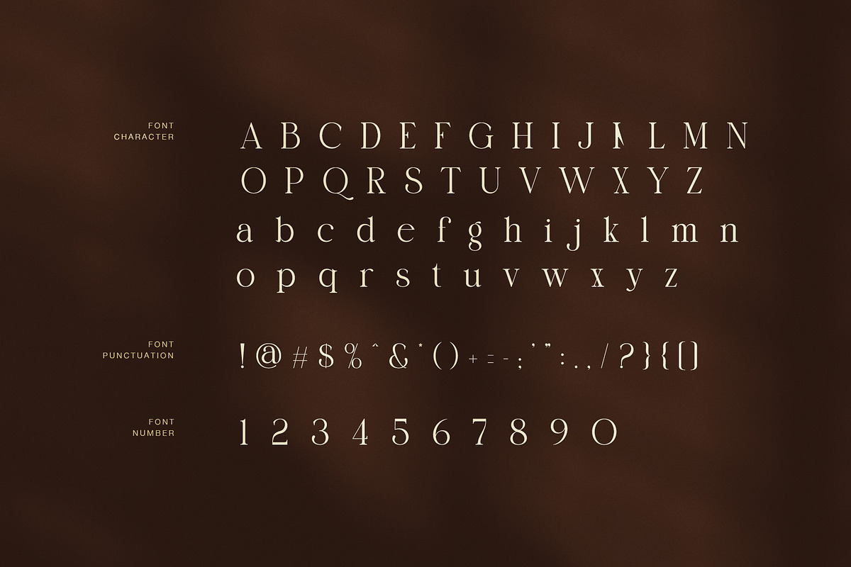 Amor Hadena Elegant Serif Font, a Serif Font by Graphicxell (Photo 7 of 8)