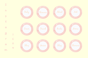 Pink Instagram Highlight Covers, a Social Media Template by HandmadeWithLove (Thumbnail 1 of 3)