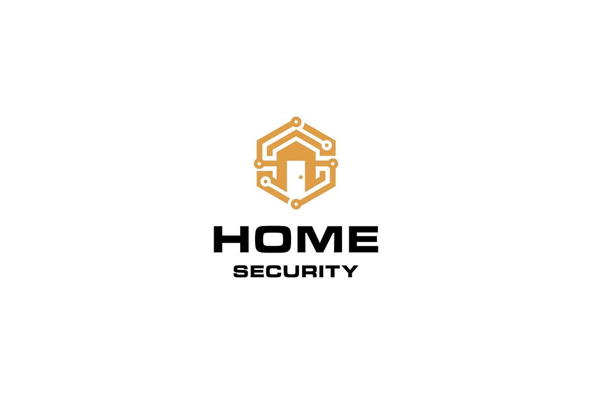 home security logo, a Branding & Logo Template by ZHR Creative