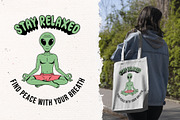 Alien life on earth 10 illustrations, a Person Illustration by gunaonedesign (Thumbnail 7 of 13)