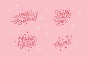 Holiday vibes, hand drawn clip art, a Graphic by venimo (Thumbnail 5 of 10)