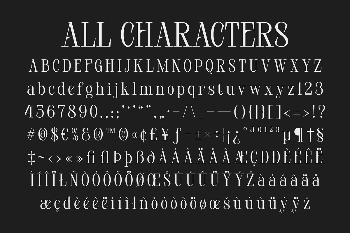 CS Harith – Modern Serif Font, a Serif Font by Craft Supply Co. (Photo 8 of 8)