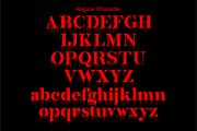 Bitterblood - Horror font, a Font by zamjumps (Thumbnail 5 of 7)