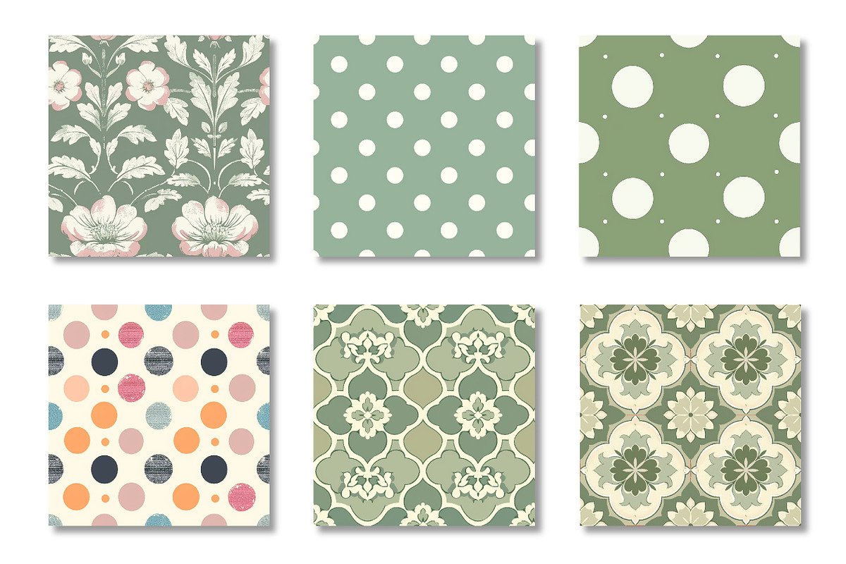 Seamless Pattern Digital Paper, a Pattern Graphic by Canvas Craft (Photo 2 of 6)