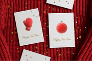Cute Red Fluffy Xmas Set, a Solid Icon by Lumeno (Thumbnail 3 of 6)